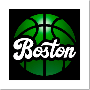 Boston Basketball Posters and Art